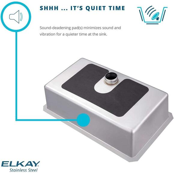 Elkay ECTRU32179RT Crosstown 31-1/2" Undermount Double Basin Stainless Steel Kit - Picture 6 of 8